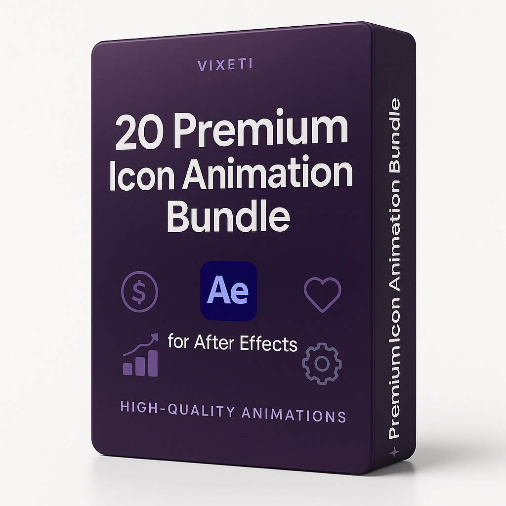 20 Premium Icon Animation Bundle for After Effects