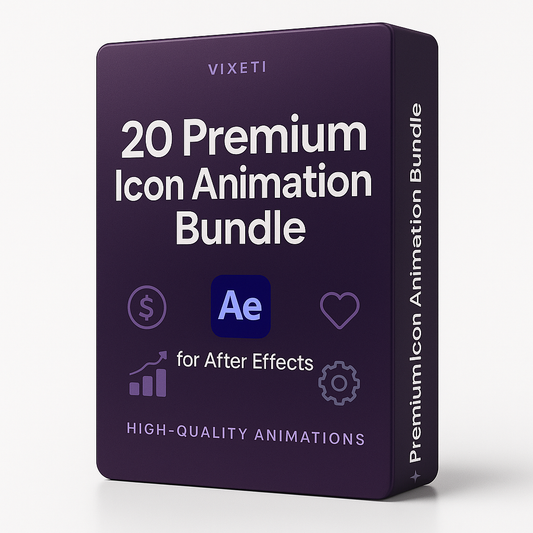 20 Premium Icon Animation Bundle for After Effects